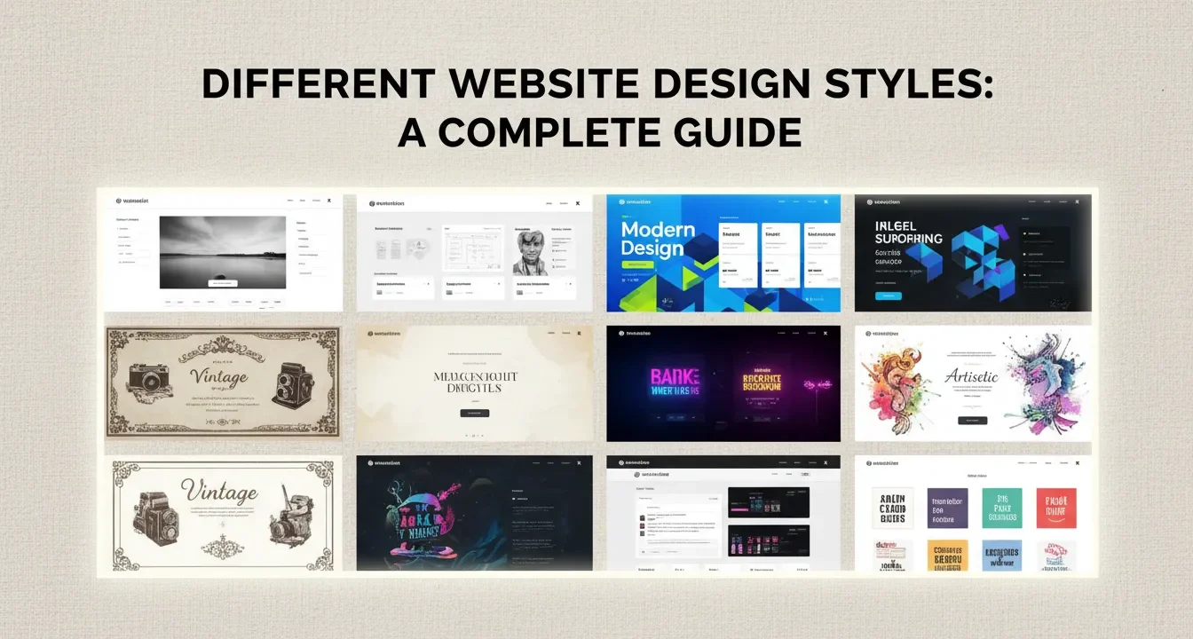 Different Website Design Styles A Complete Guide