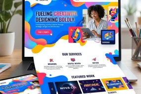 Master Colorful Website Design for Creative Brands
