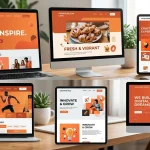 Orange Themed Websites
