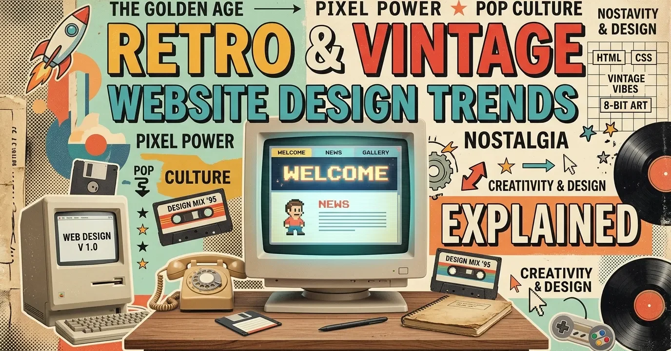 Retro & Vintage Website Design Trends Explained