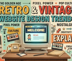 Retro & Vintage Website Design Trends Explained